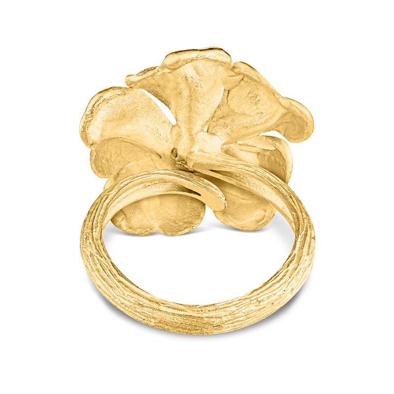 Italian-Made Rose of Sharon Ring